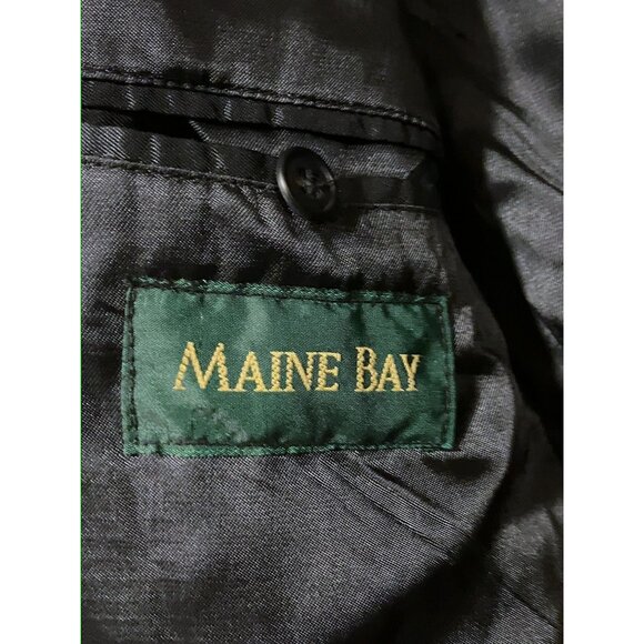 Vintage Mens Wool Overcoat 40 Jacket Trench Coat Single Breasted Minimalist - Picture 7 of 9